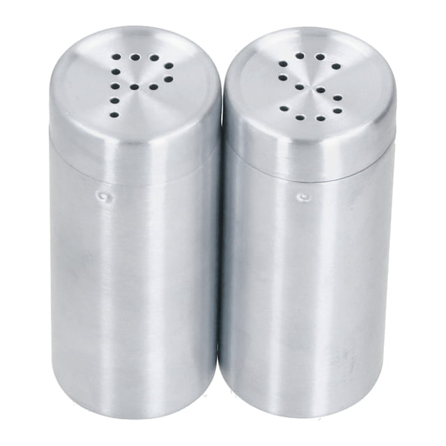 Pots d'Épices Stockage Rond Pot d'Épices Pot d'Épices 2pcs Pot d'Épices Bouteille d'Assaisonnement en Acier Inoxydable Sel et Poivre Secoueurs Outil de Cuisine Doré