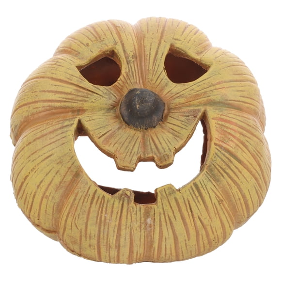 Moluckfu Adorno Para De Reptiles Con Cueva De Calabaza Beige Para Mascotas