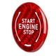 thumbnail image 5 of Start Stop Button Cover Lightweight Beautiful Push Start Button Sticker Wearproof Stylish Decoration For Car Interior ANGGREK Otros Vehículos, 5 of 8