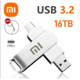 thumbnail image 1 of Xiaomi 16TB Metal U Disk USB 3.0 High-Speed File Transfer Waterproof Pen Drive 2TB 1TB Portable Memory USB Flash Drive, 1 of 5