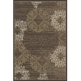 thumbnail image 2 of Radici Usa Pisa Area Rugs - 3471 Contemporary Brown Swirls Diamonds Curls Circles Rug, 2 of 2