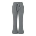 thumbnail image 2 of Akiihool Womens Work Pants Women's Joggers Pants Lightweight Running with Pockets Tapered Casual Pants for Workout (Grey,5XL), 2 of 4