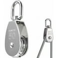 thumbnail image 1 of 304 Stainless Steel M50 Pivot Pulley, Single Block Lifting Capacity, Heavy-Duty M50 Swivel Hoist Pulley, 1 of 1