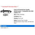 thumbnail image 2 of Front Left Outside Door Handle Reinforcement - Compatible with 2008 Cadillac STS, 2 of 2