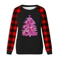 thumbnail image 4 of Enjoytime Christmas Long Sleeve Shirts for Women Fashion Womens Christmas Print Shirt Casual Crewneck Plus Size Womens Tops, 4 of 4