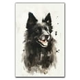 thumbnail image 3 of Belgian Sheepdog Dog Wall Art Animal Oil Painting On Canvas Poster Dog Watercolor Colorful Cute Dogs Aesthetic Room Decor Canvas Poster Unframe 8x12 inch, 3 of 6