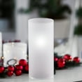 thumbnail image 6 of WGV Frosted Glass Hurricane Candle Shade Chimney Tube  - 5" Wide x 14" Height, Good quality, Heavy Weighted Base - 1 Pc, 6 of 7