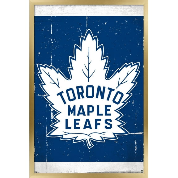 NHL Toronto Maple Leafs - Retro Logo 16 Wall Poster, 14.725" x 22.375", Framed