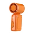 thumbnail image 4 of Ventilador portátil de mano, ajustable, silencioso, fácil de transportar, con pantalla digital. naranja, 4 of 9