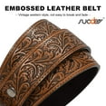 thumbnail image 4 of SUOSDEY Men Western Leather Belts for Women,Cowboy Cowgirl Embossed Belts for Jeans Christmas Gifts, 4 of 7