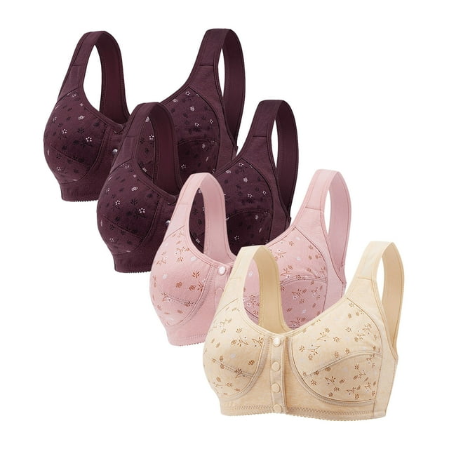 Puntoco Sujetadores para mujer sin aros, cómodos, de color, con perspectiva hueca, ropa interior para mujer, sin aros