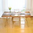 thumbnail image 3 of Yayeee Table Runner 90 inches Long Home Kitchen Dinning Party Decoration, Purple Deer, 3 of 7
