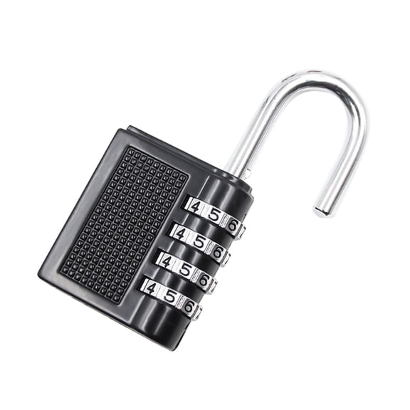 Outdoor 4-Digit Combination Padlock with Long Shackle Weatherproof for School Lockers Gym/Sports Use