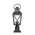 thumbnail image 5 of Outdoor Lighting Outdoor Post Light,Lamp Post Light Fixture,Post Lantern with Pier Mount Base,Textured Black,21.3in,Suitable for Gardens, Yards or Entrances (2 pack),Outdoor Wall Lights, 5 of 11