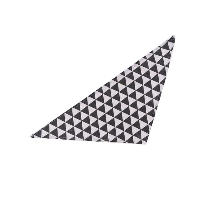 Greeniant Bufanda de baba para 4 estaciones, plegable, de algodón suave, elegante, reutilizable, ajustable, toalla Triangular para mascotas, para cuello Ropa para mascotas Negro Tipo 2 Greeniant PT003844-05