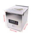 thumbnail image 2 of Vacuum Sealer 360W Commercial Food Chamber Vacuum Sealing Packing Machine 110V, 2 of 15