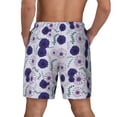 thumbnail image 3 of Kdxio Daisies Flowers Print Men's Swim Trunks with Compression Liner 7 Inch Inseam Quick Dry Swim Shorts, 3 of 7