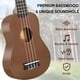 thumbnail image 3 of Ukelele POMAIKAI Soprano Wood Starter de 21 pulgadas con cuerdas de nylon, 3 of 8