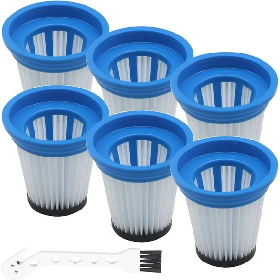 6 Pack 520280 HEPA Replacement Filter for Kenmore Cordless Stick Vacuum DS1030, DS1020