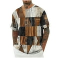 thumbnail image 2 of Tops para hombre, blusas y camisas de cuello redondo y manga corta para hombre, blusas casuales de moda con cuello redondo y manga corta para hombre, blusas de poliéster para hombre, 2 of 5