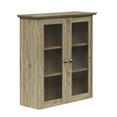 thumbnail image 5 of Teamson Home Connor Removable Two-Door Wall Cabinet with Adjustable Shelves, Light Oak, 5 of 6