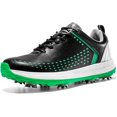 thumbnail image 1 of Zapatillas de golf para hombre, impermeables, para entrenamiento al aire libre, con 8 clavos., 1 of 5
