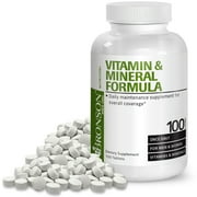 Bronson Vitamin & Mineral Formula, 100 Tablets