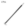 thumbnail image 3 of Uxcell 2pcs Rolling Head Pry Bar 12" Length Carbon Steel Lady-foot Bar Heel Pry Bars, 3 of 6