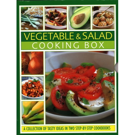 Salads Ideas For Christmas Vegetable & Salad Cooking Box: A Collection of Tasty Ideas in Two Step-By-Step Cookbooks (Hardcover) ()