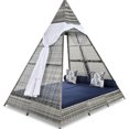 thumbnail image 3 of 90.5" Long Wicker Sunbed / Spacious for Comfortable Relaxation, 3 of 7