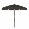 thumbnail image 3 of Fiberbuilt Home 7BPU-6R-WDO-TX-Natural 7.5 ft. Hex Beach Umbrella 6 Rib Push Up Natural Oak with Natural Vinyl Coated Weave Canopy, 3 of 7