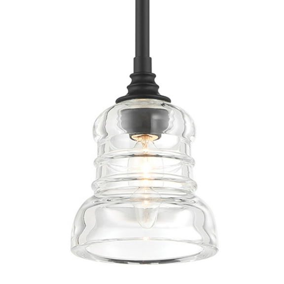 Crystorama Lighting Group GRG-1040-MK Gregory 5" Wide Mini Pendant / Converts To