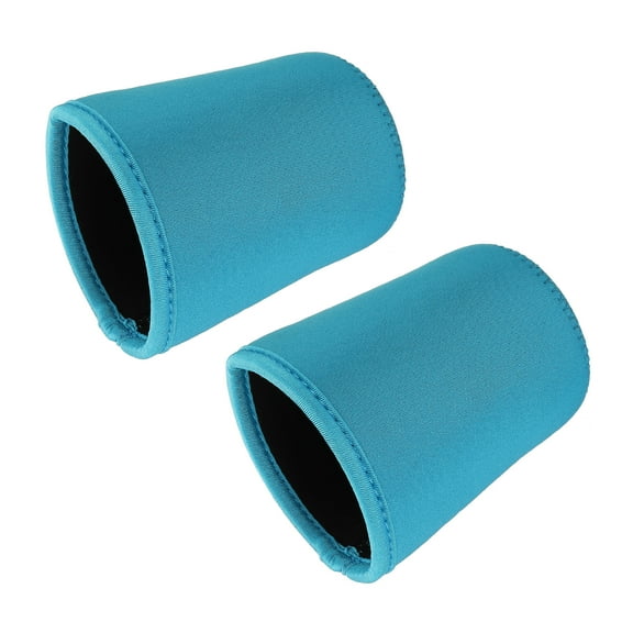 Uxcell Neoprene Insulated Reusable Coffee Tea Cup Sleeve Blue Pack of 2