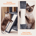 thumbnail image 4 of SmileMart 36" Cat Tree with Condo and Scratching Post Tower, Dark Gray, 4 of 8