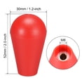 thumbnail image 2 of Elipse Ovalada Joystick Cabeza Balancín Bola Superior Mango Arcade Juego Bricolaje Piezas Reemplazo Rojo, 2 of 3