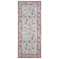 thumbnail image 3 of GLN Rugs Ayder - Indoor, Machine Washable Area Rug 2'6"x9'8" Turkish Pink Home Carpet, All Ages, 3 of 8