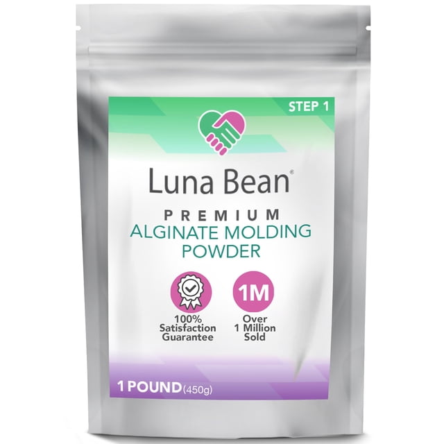 Relleno de alginato en polvo para moldear recuerdos de Luna Bean Casting