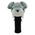thumbnail image 2 of StitchHead Hand Stitched Yarn Animal Driver/Wood Head Cover (Schnauzer), 2 of 2