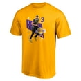 thumbnail image 2 of Men's Fanatics Branded Anthony Davis Gold Los Angeles Lakers Pick & Roll T-Shirt, 2 of 3