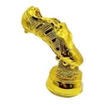 thumbnail image 3 of Trofeo de fútbol de bota dorada Trofeo de fútbol Escultura de adorno de escritorio Trofeo de resina para estantería de muebles de oficina Recuerdos de, 3 of 8