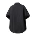 thumbnail image 6 of YOIAVAIOY Hawaiian Shirt for Men Button Down Short Sleeve Shirts Lightweight Casual Summer Beach Shirts Black M, 6 of 6
