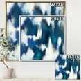 thumbnail image 3 of Designart ' Blue Glam Texture II ' Contemporary Framed Canvas, 3 of 3