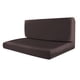 thumbnail image 5 of Fundas de cojín para , fundas de cojín para comedor RV, protección antideslizante, funda elástica para cojín de asiento para coches, remolques Café oscuro, 5 of 8