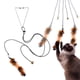 thumbnail image 3 of Juguete para gatos, divertido palo para gatos, colgante, retráctil, accesorios para gatitos, rebote 25cm, 3 of 7