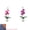 Pink/Purple, variant on Grandest Birch 2PCS Artificial Plant No-watering Realistic Weather-resistant Outdoor Indoor Potted Fake Orchid Flower for Balcony (gift 1PC)