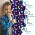 thumbnail image 3 of Blackout Kids Curtains,Blue Cartoon Unicorn Moon Cloud Star Pattern Childrens Insulated Curtains Set Of 2,Bedroom Essentials,Toddler Room Decor 42"x54", 3 of 5