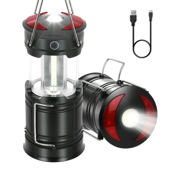 Fiudx Linterna Led para Acampar, 3 Modos, Luz Cob, Recargable y Base Magnética, Diseño Impermeable y a Prueba de Golpes, Herramienta de Emergencia para Exteriores, Reparaciones de Automóviles y Corte