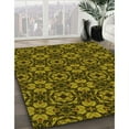 thumbnail image 3 of Ahgly Company Machine Washable Indoor Rectangle Transitional Night Red Area Rugs, 2' x 3', 3 of 7