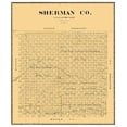 thumbnail image 2 of Beaumont 15x17 White Modern Wood Framed Museum Art Print Titled - Sherman County Texas - Beaumont 1889, 2 of 4