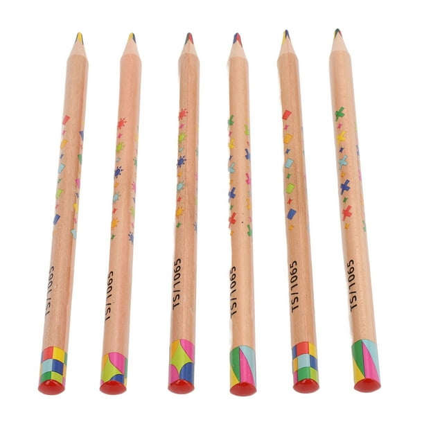 Crayons arc-en-ciel, 4 couleurs en 1 crayons de couleur arc-en-ciel pour fournitures d'art pour enfants, crayons multicolores pour croquis, cadeaux pour les étudiants (26 Crayons arc-en-ciel, 4 couleurs en 1 crayons de couleur arc-en-ciel pour fournitures d'art pour enfants, crayons multicolores pour croquis, cadeaux pour les étudiants (26